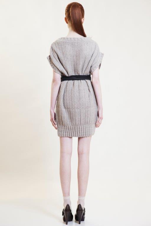 oversize knit dress